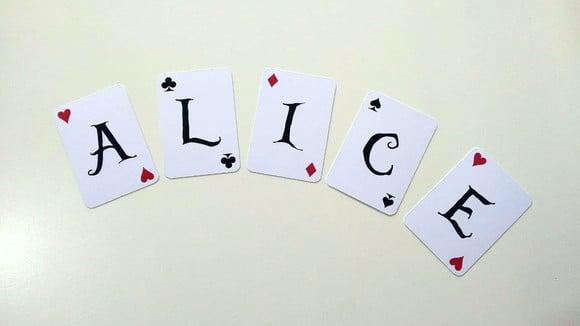 Frete Grátis: Painel de Cartas-alice no País das Maravilhas