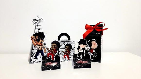 Kit 40 Caixas Lembrancinha - Michael Jackson