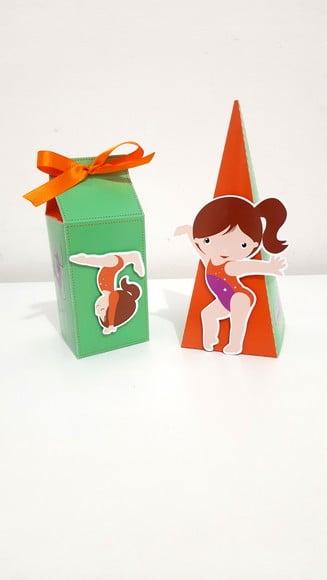 Kit Caixa Milk e Cone - Ginástica Rítmica