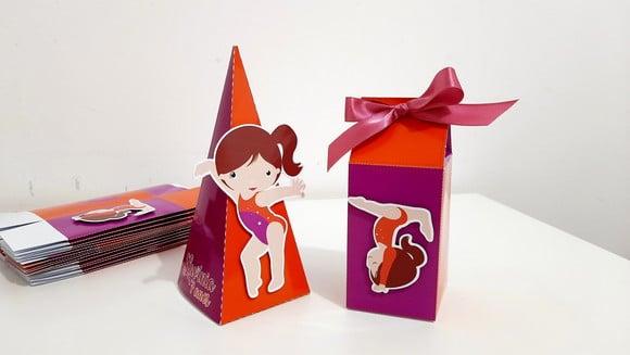 Kit Caixa Milk e Cone - Ginástica Rítmica