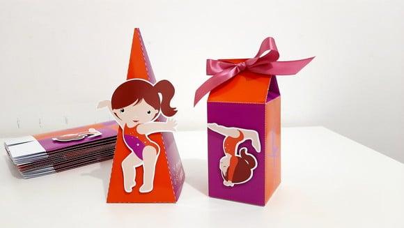 Kit Caixa Milk e Cone - Ginástica Rítmica