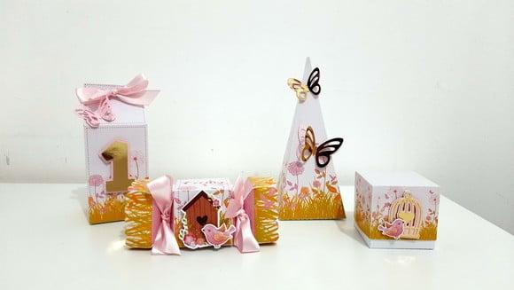 Kit Caixas 20 Itens - Jardim Encantado