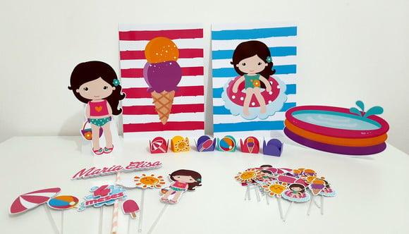 Kit Festa 35 Itens - Pool Party
