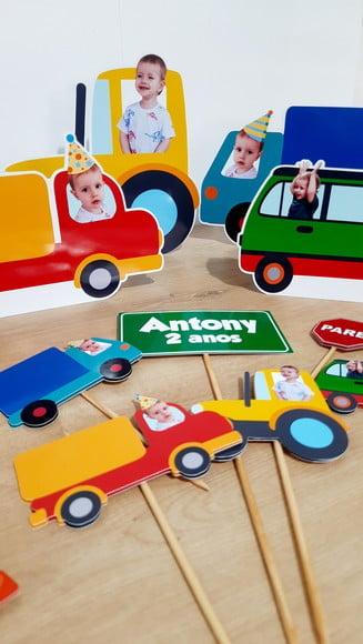 Kit Festa Personalizado - Meios de Transporte