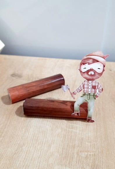 Kit Lenhador - Chapéuzinho Vermelho