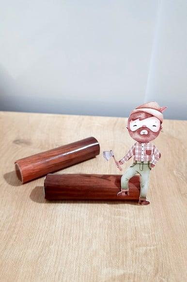 Kit Lenhador - Chapéuzinho Vermelho