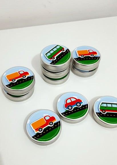 Latinha 3d - Meios de Transportes