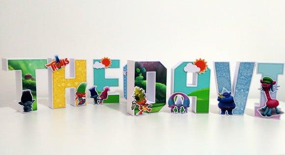 Letra 3d