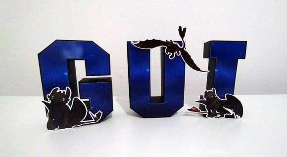 Letra 3d