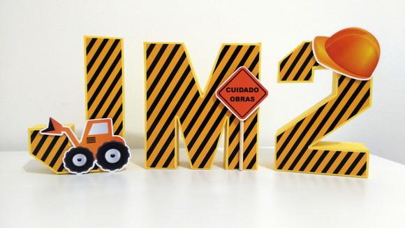 Letra 3d - Construção