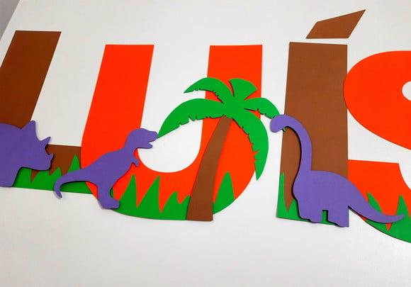 Letra para painel - Dinossauro