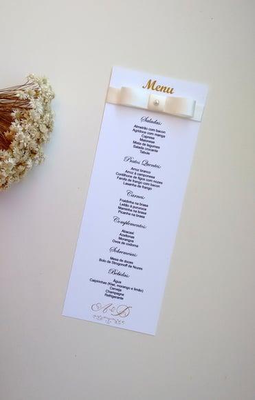 Menu Casamento