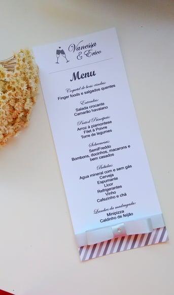 Menu Casamento