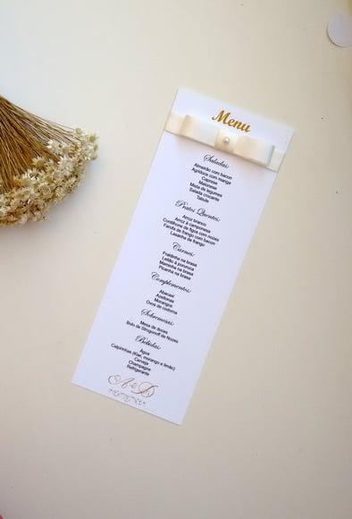 Menu Casamento