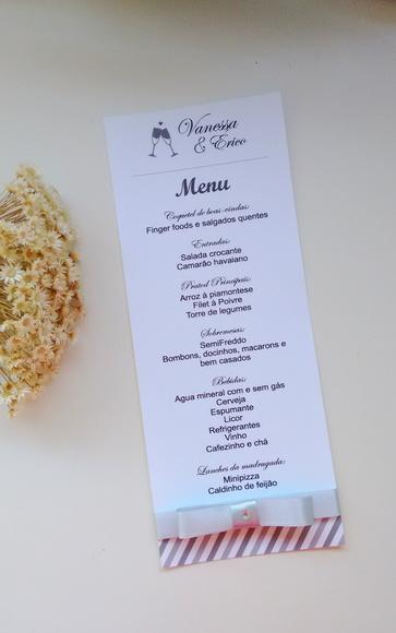Menu Casamento