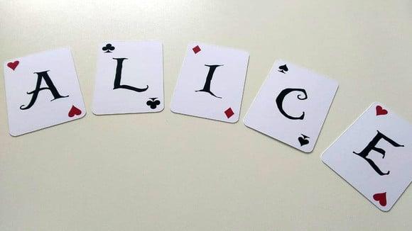Painel de Cartas - Alice no País das Maravilhas