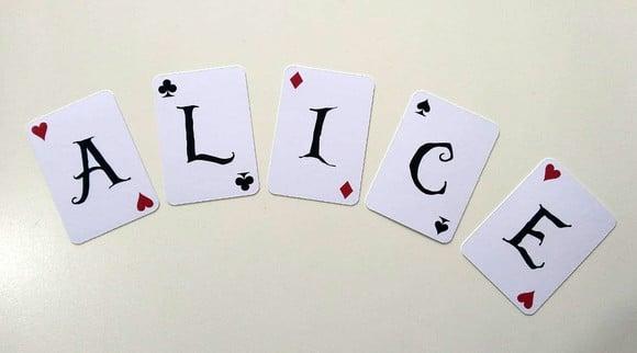 Painel de Cartas - Alice no País das Maravilhas