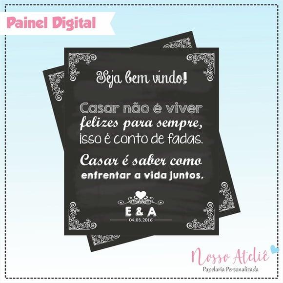 Painel Digital - Agradecimento