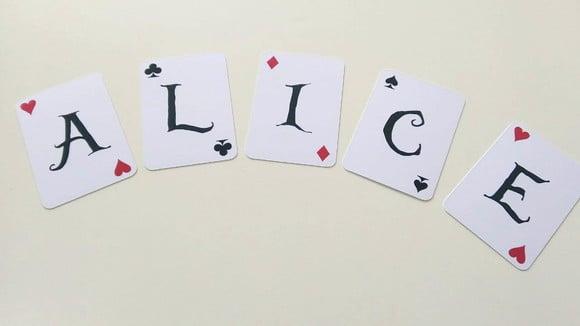 Painel de Cartas - Alice no País das Maravilhas