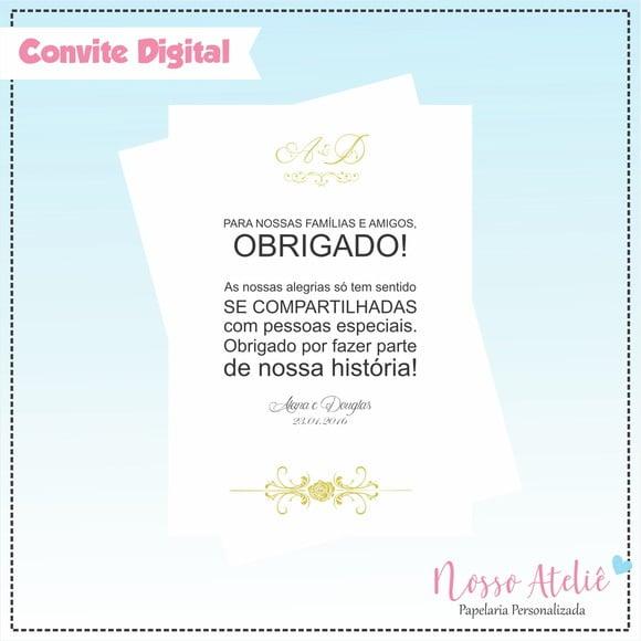 Painel Digital - Agradecimento