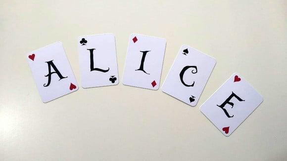 Painel de Cartas - Alice no País das Maravilhas