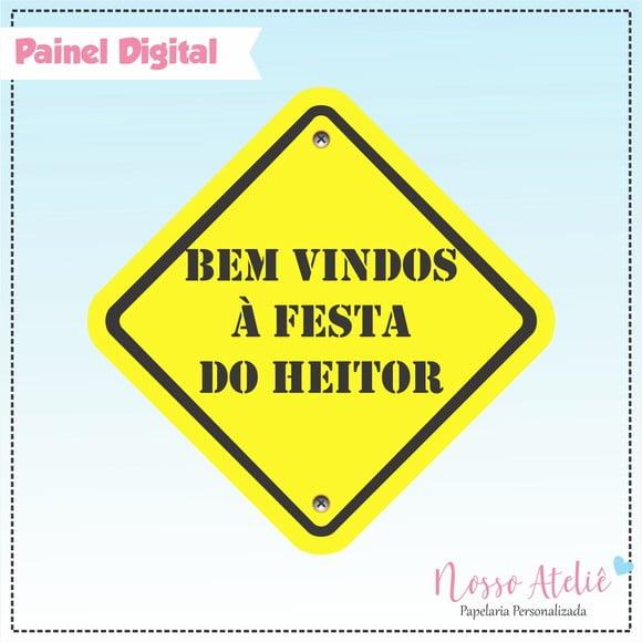 Painel Digital - Placa de Obras
