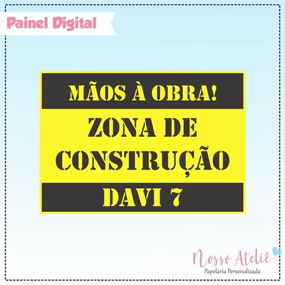 Painel Digital - Placa de Obras
