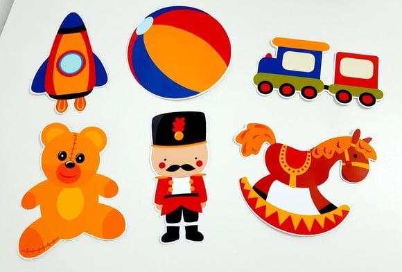 Placa Decorativa - Brinquedos