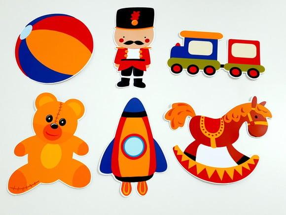 Placa Decorativa - Brinquedos