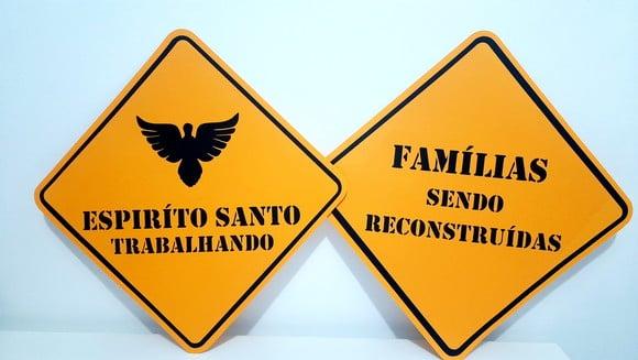 Placa Decorativa Scrap 30 cm - Igreja