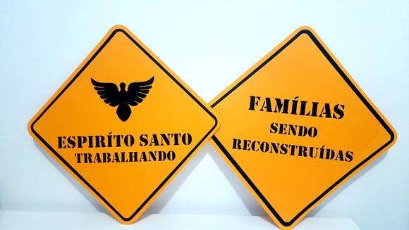 Placa Decorativa Scrap 30 cm - Igreja