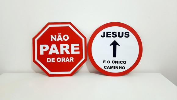 Placa Decorativa Scrap 30 cm - Igreja