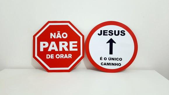 Placa Decorativa Scrap 30 cm - Igreja