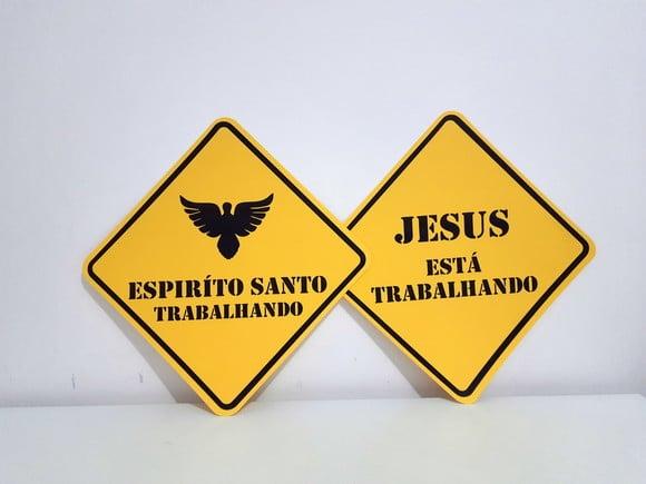Placa Decorativa Scrap 38 cm - Igreja