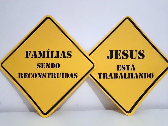 Placa Decorativa Scrap 38 cm - Igreja