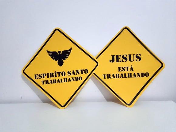 Placa Decorativa Scrap 38 cm - Igreja