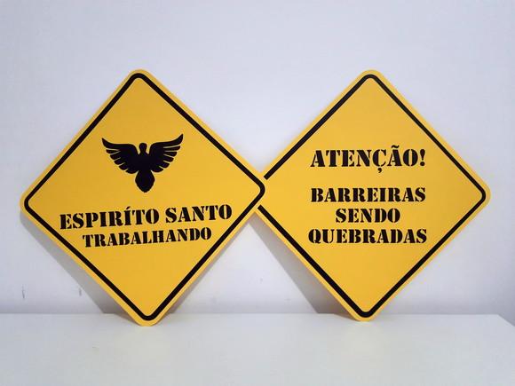 Placa Decorativa Scrap 38 cm - Igreja