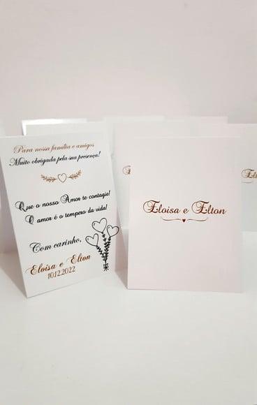 Placa para Mesa - Casamento