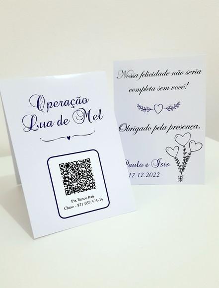 Placa para Mesa - Casamento