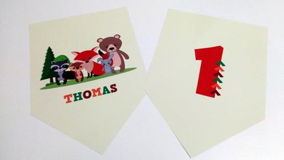 Placas Decorativas - Animais da Floresta