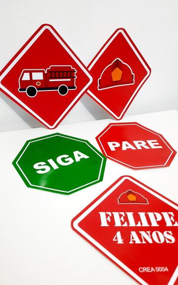 Placas Decorativas - Bombeiros