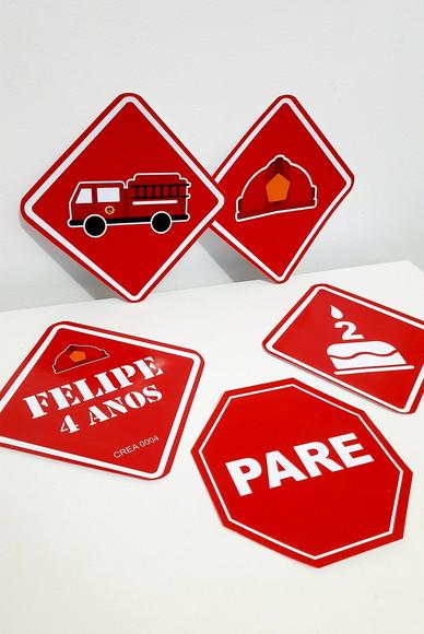 Placas Decorativas - Bombeiros
