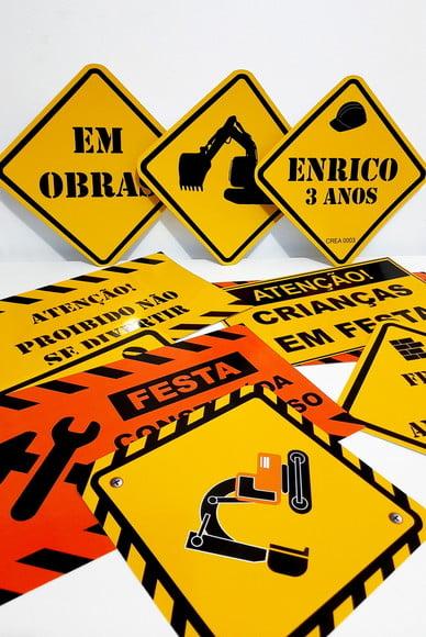 Placas Decorativas - Construção