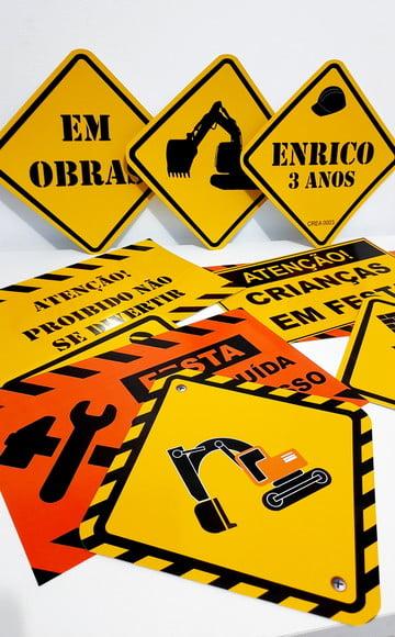 Placas Decorativas - Construção