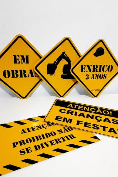 Placas Decorativas - Construção