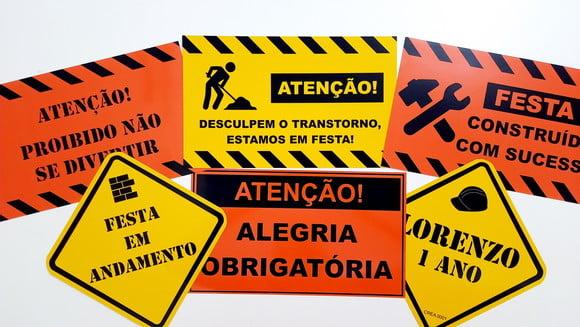 Placas Decorativas - Construção