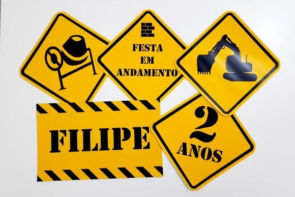 Placas Decorativas - Construção