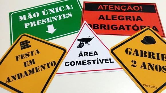 Placas Decorativas - Construção