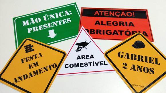 Placas Decorativas - Construção
