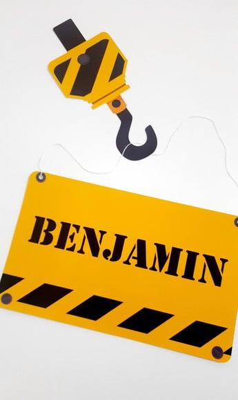 Placas Decorativas - Construção com Gancho